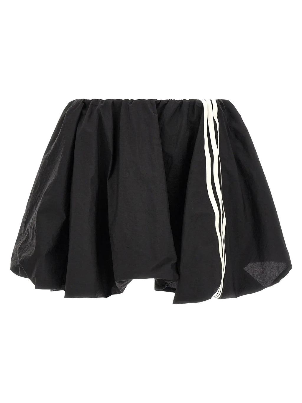 Y-3 Black Polyamide Long Skirt