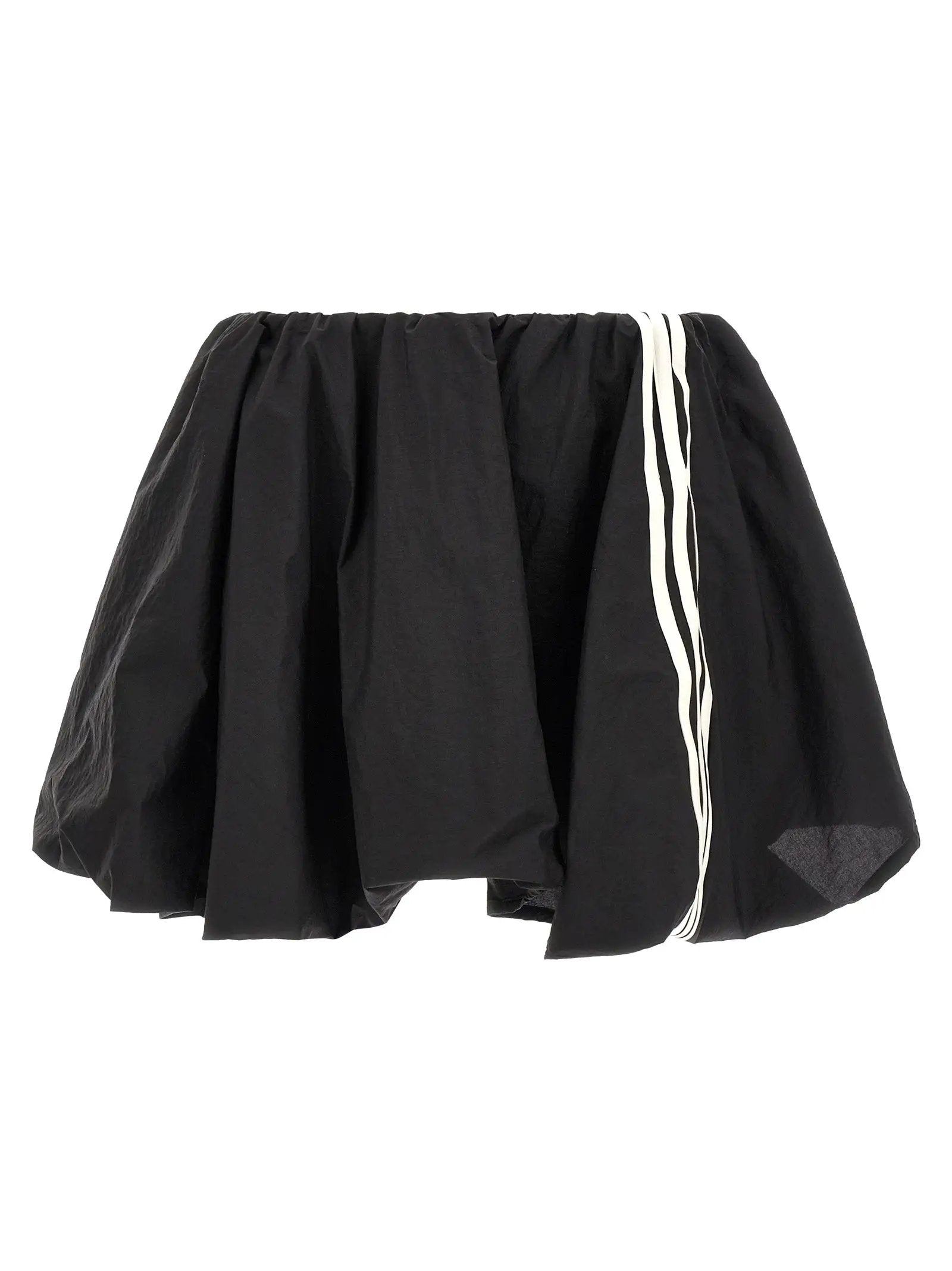 Y-3 Black Polyamide Long Skirt