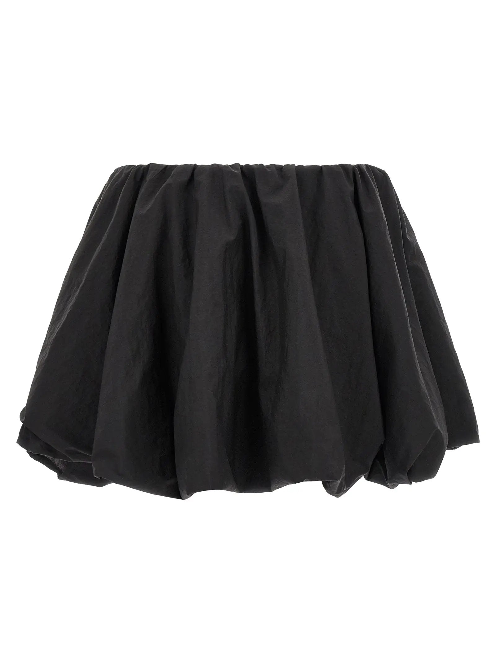 Y-3 Black Polyamide Long Skirt