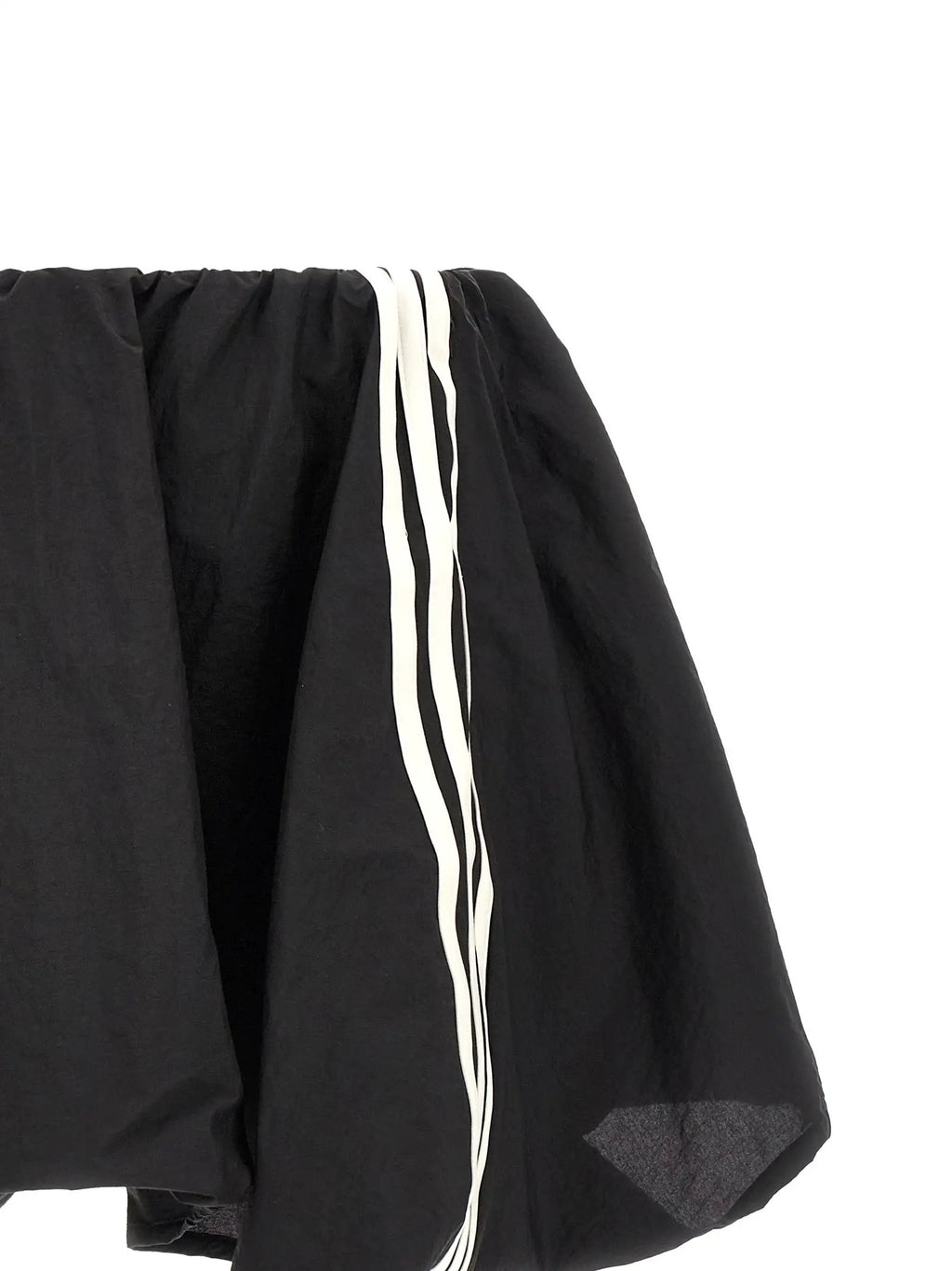 Y-3 Black Polyamide Long Skirt