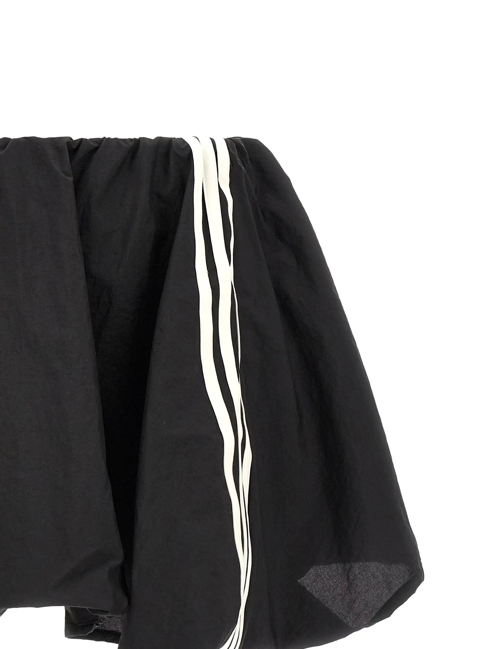 Y-3 Black Polyamide Long Skirt