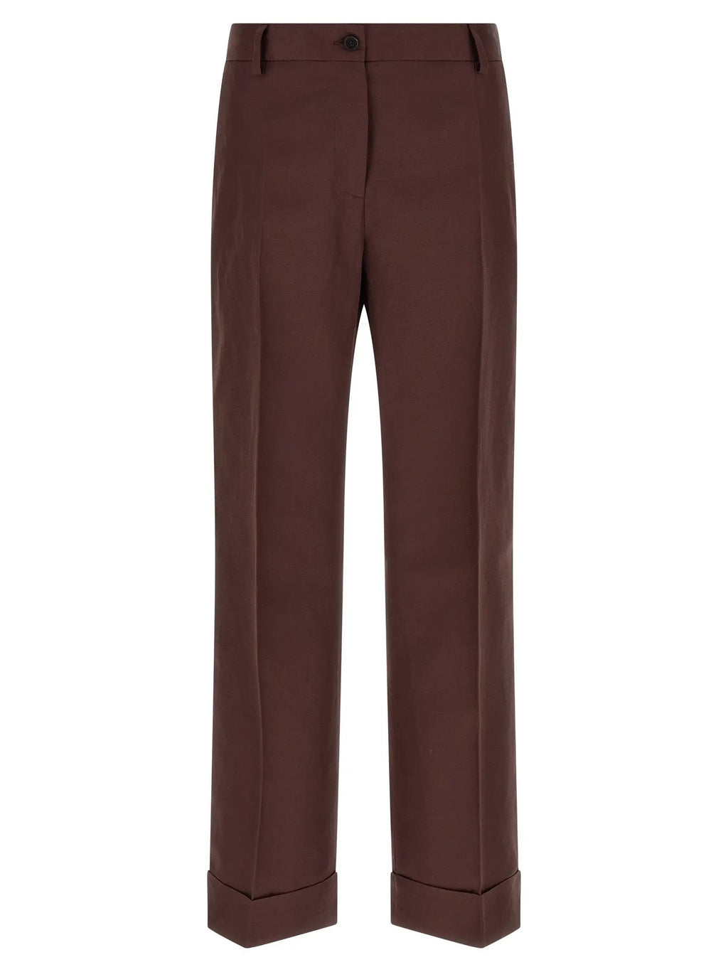 Alberto Biani Alberto Biani Brown Viscose Casual Pants