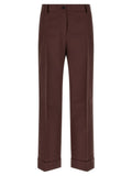 Alberto Biani Alberto Biani Brown Viscose Casual Pants