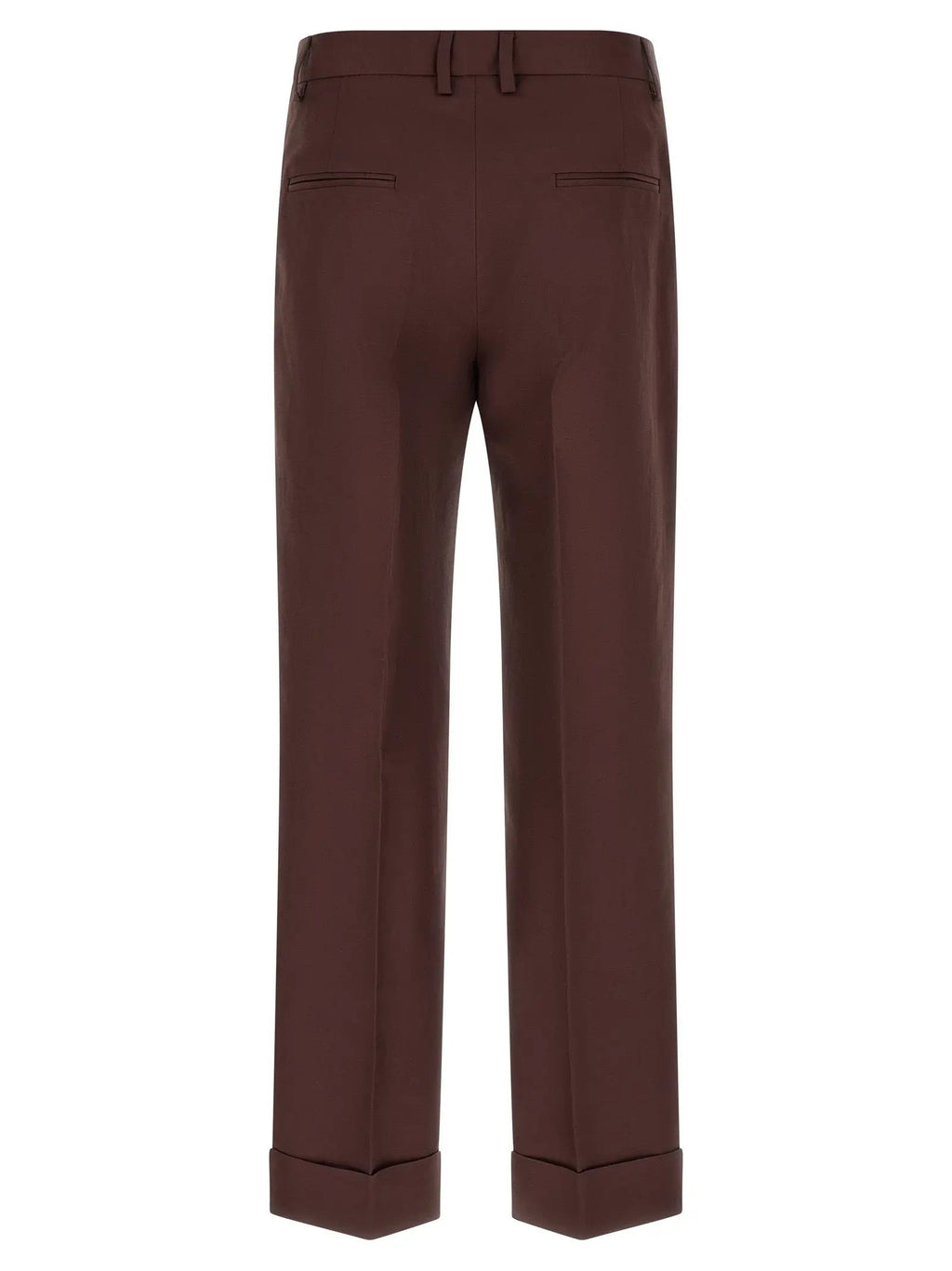 Alberto Biani Alberto Biani Brown Viscose Casual Pants
