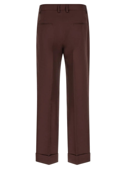 Alberto Biani Alberto Biani Brown Viscose Casual Pants
