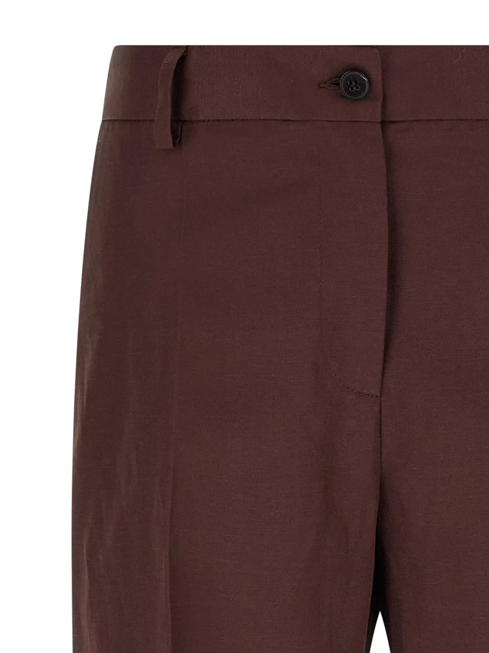 Alberto Biani Alberto Biani Brown Viscose Casual Pants