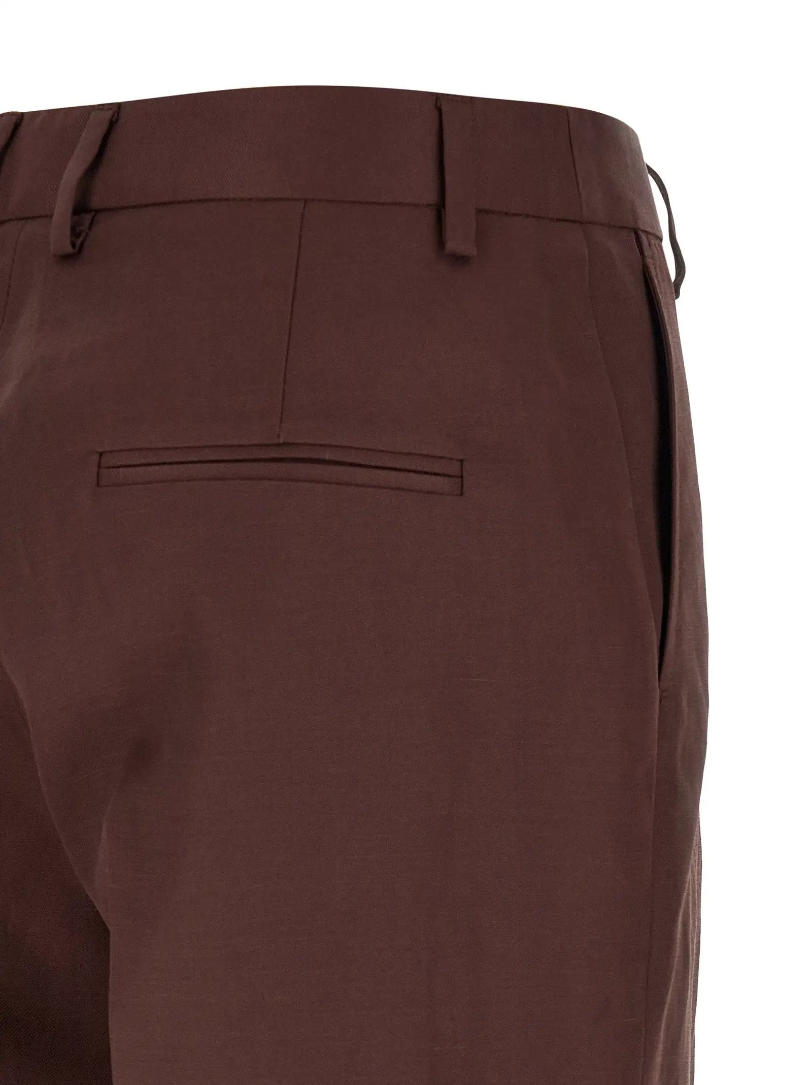 Alberto Biani Alberto Biani Brown Viscose Casual Pants