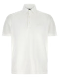 ZEGNA White Cotton Polo Shirt