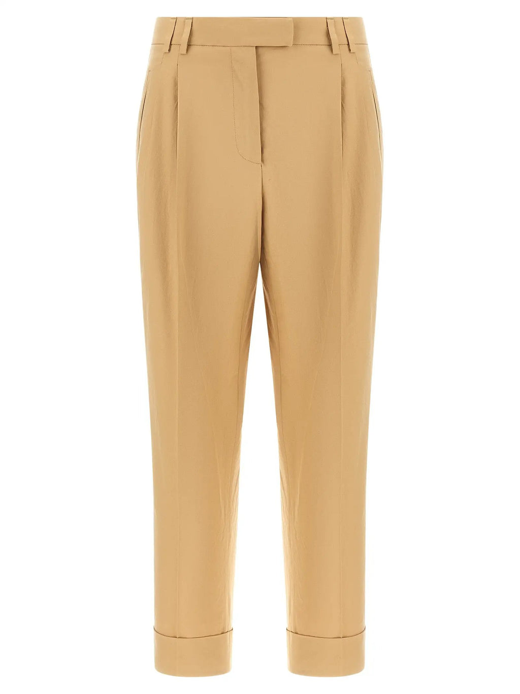 Alberto Biani Alberto Biani Beige Cotton Casual Pants