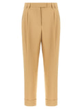 Alberto Biani Alberto Biani Beige Cotton Casual Pants
