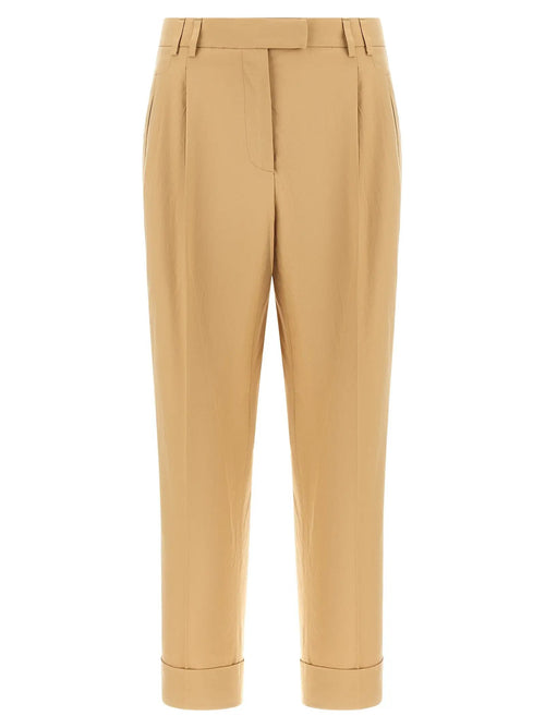 Alberto Biani Alberto Biani Beige Cotton Casual Pants