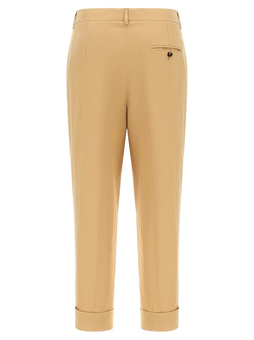 Alberto Biani Alberto Biani Beige Cotton Casual Pants