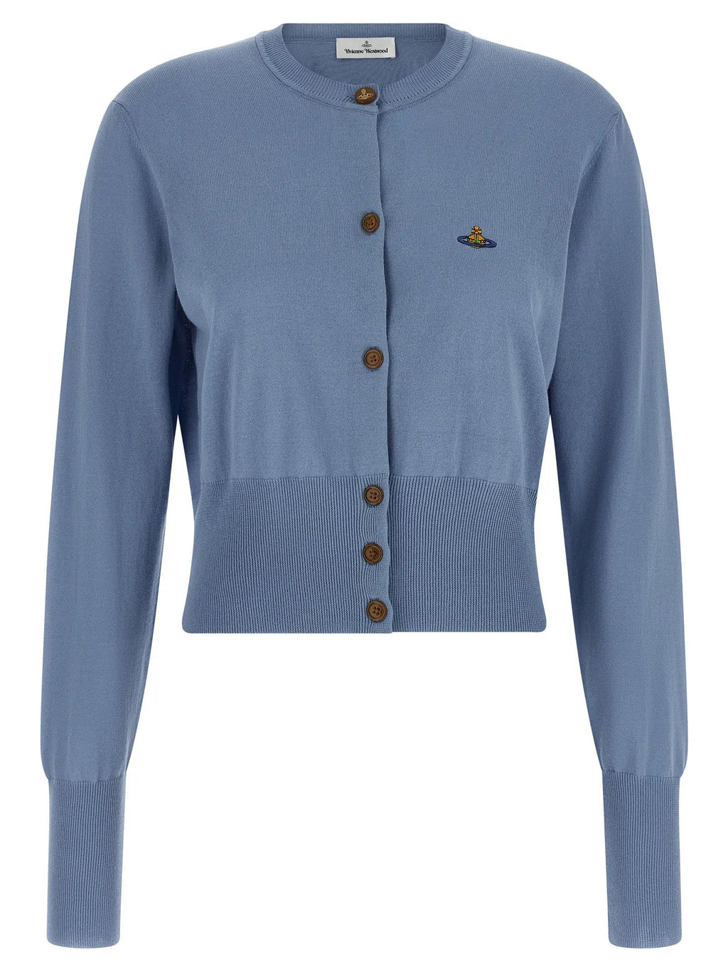 Vivienne Westwood Blue Cotton Cardigan
