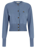 Vivienne Westwood Blue Cotton Cardigan