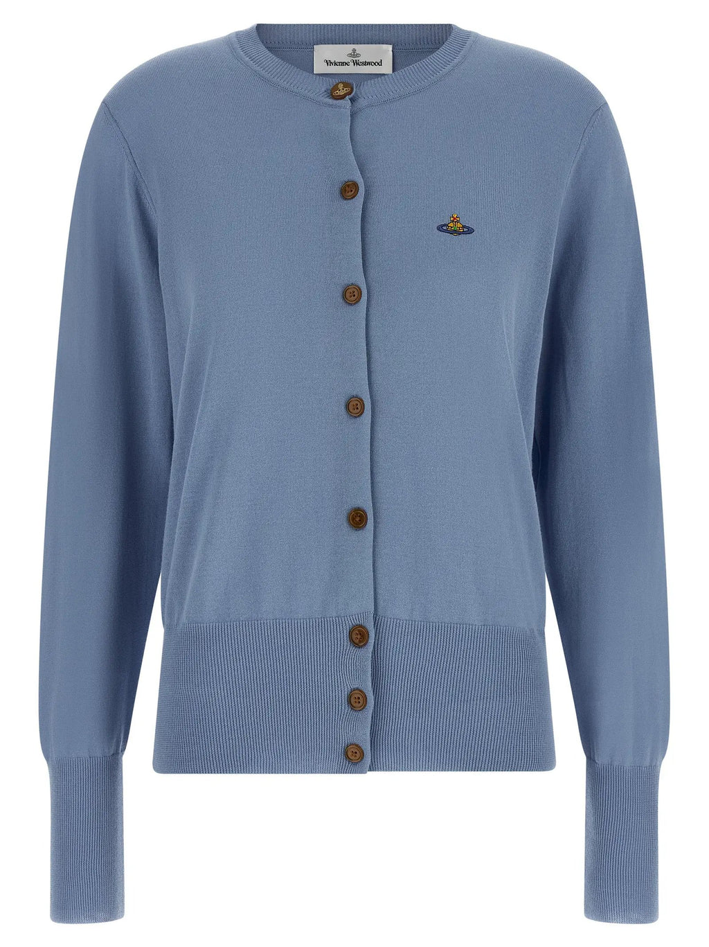 Vivienne Westwood Blue Cotton Cardigan