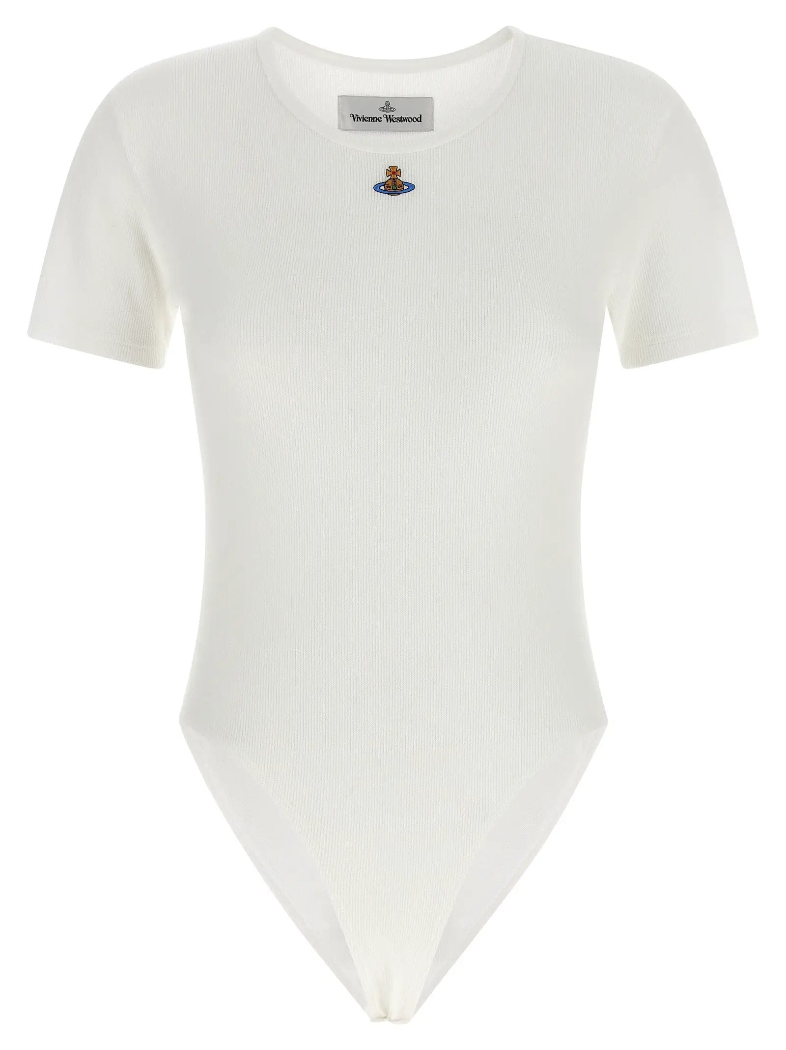 Vivienne Westwood White Cotton Bodysuit