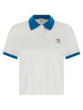 Versace Blue Cotton Polo Shirt