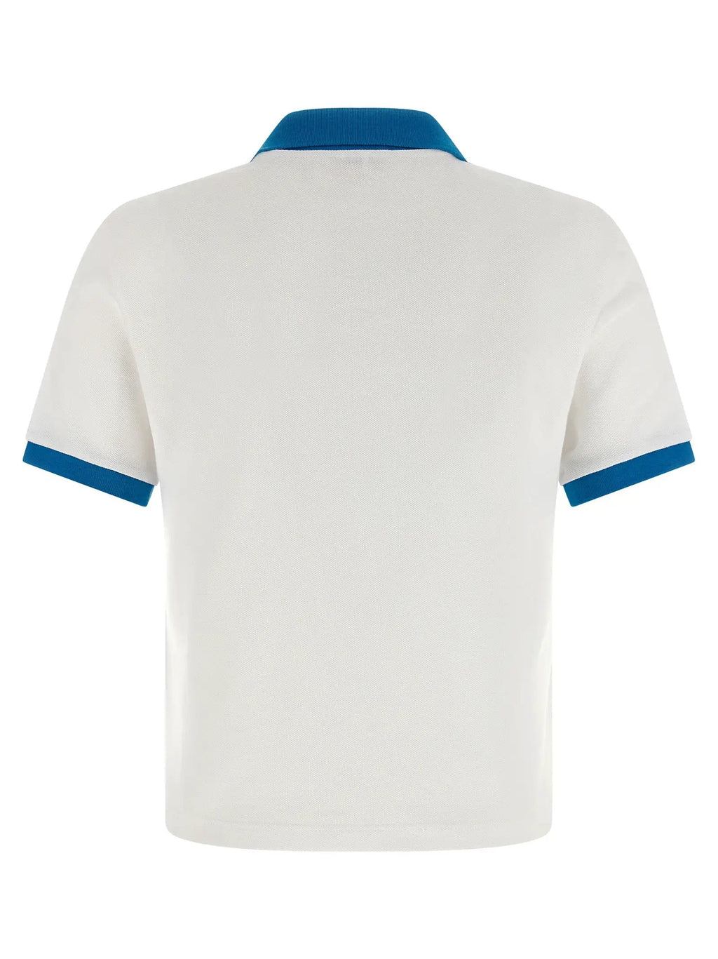 Versace Blue Cotton Polo Shirt