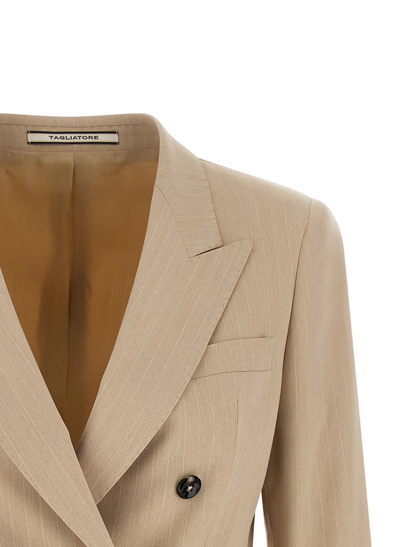 Blazer Tagliatore en polyester beige