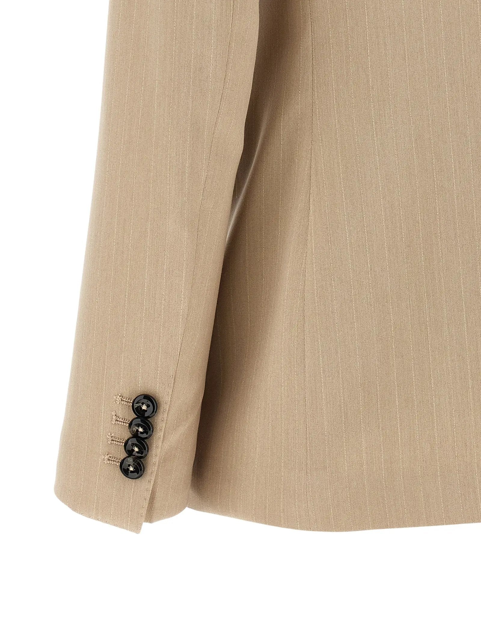 Blazer Tagliatore en polyester beige