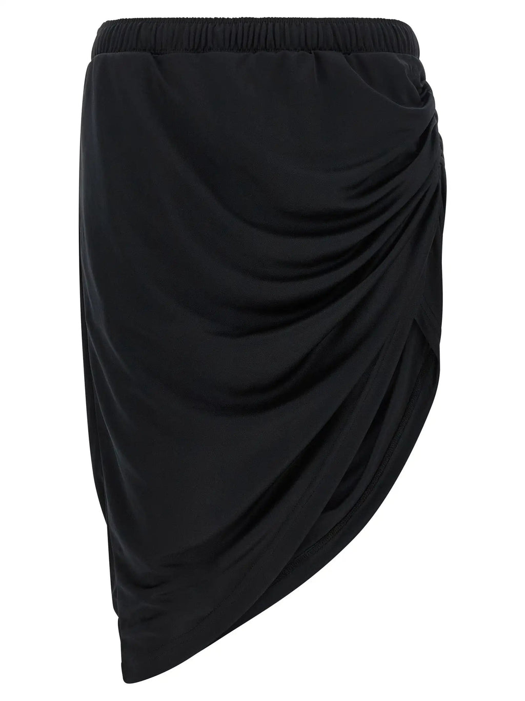 Courrèges Black Polyester Long Skirt