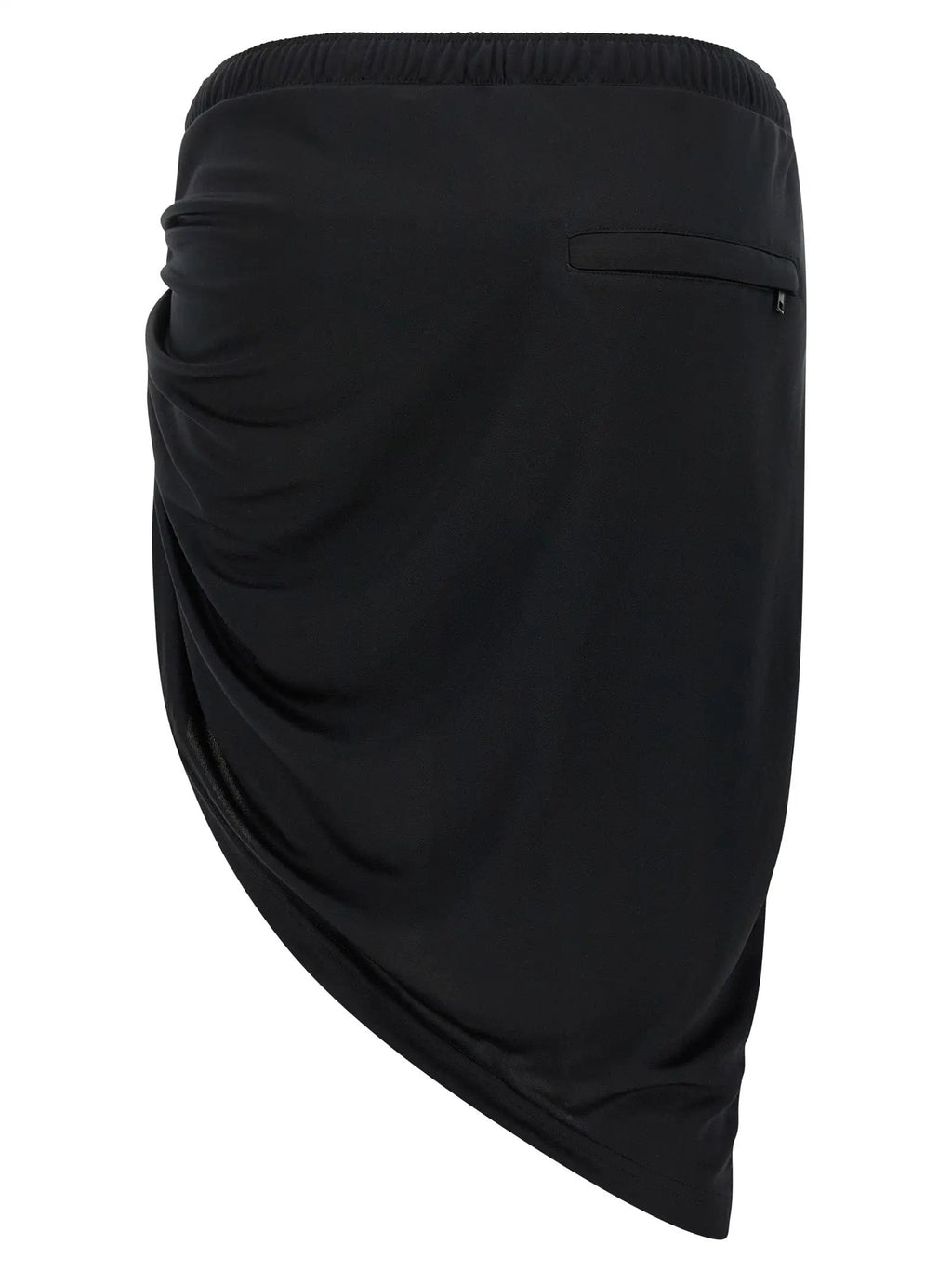 Courrèges Black Polyester Long Skirt