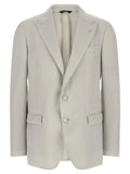 Blazer Dolce & Gabbana en Laine Vierge Grise