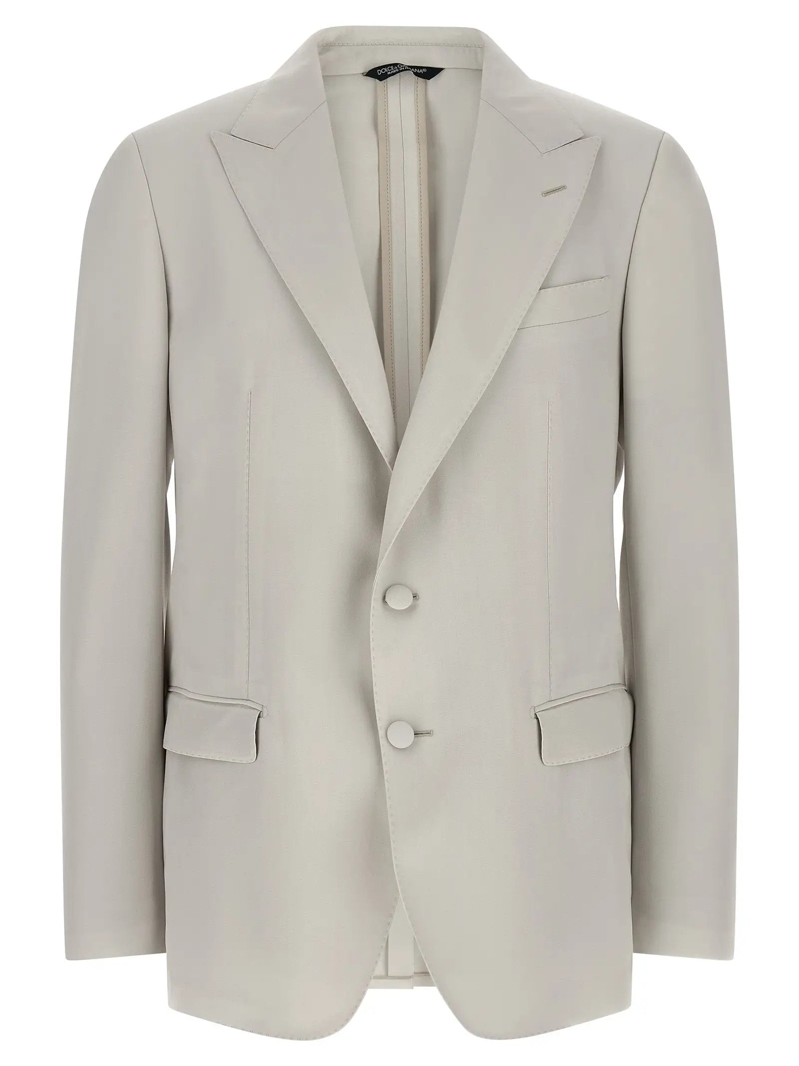 Blazer Dolce & Gabbana en Laine Vierge Grise