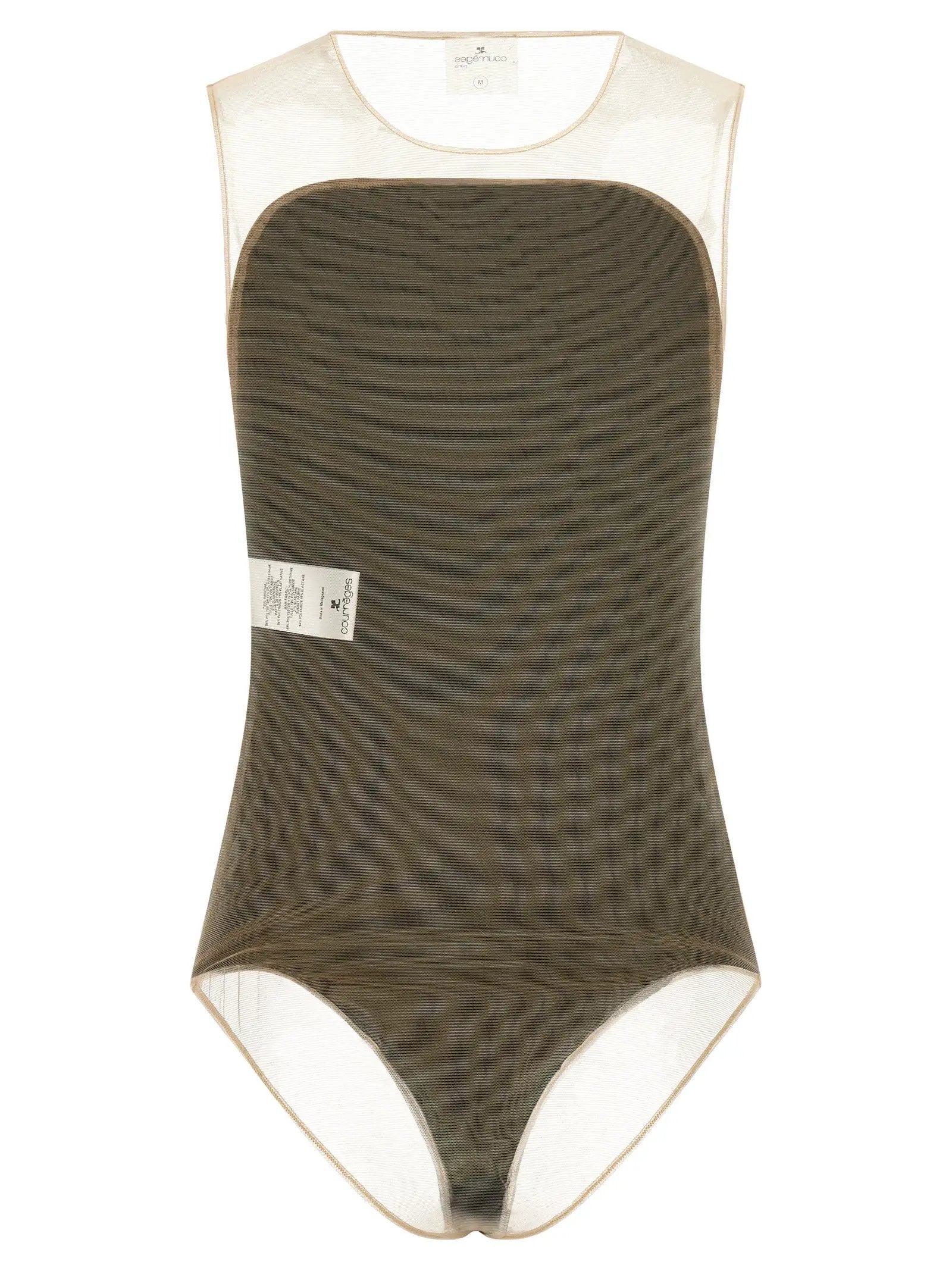 Courrèges Black Polyester Bodysuit