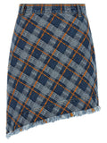 Vivienne Westwood Blue Cotton Long Skirt