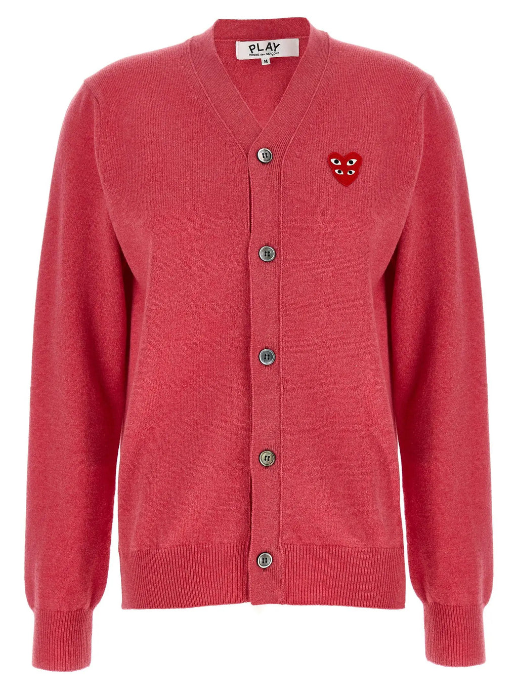 Comme Des Garçons Play Multicolor Wool Cardigan