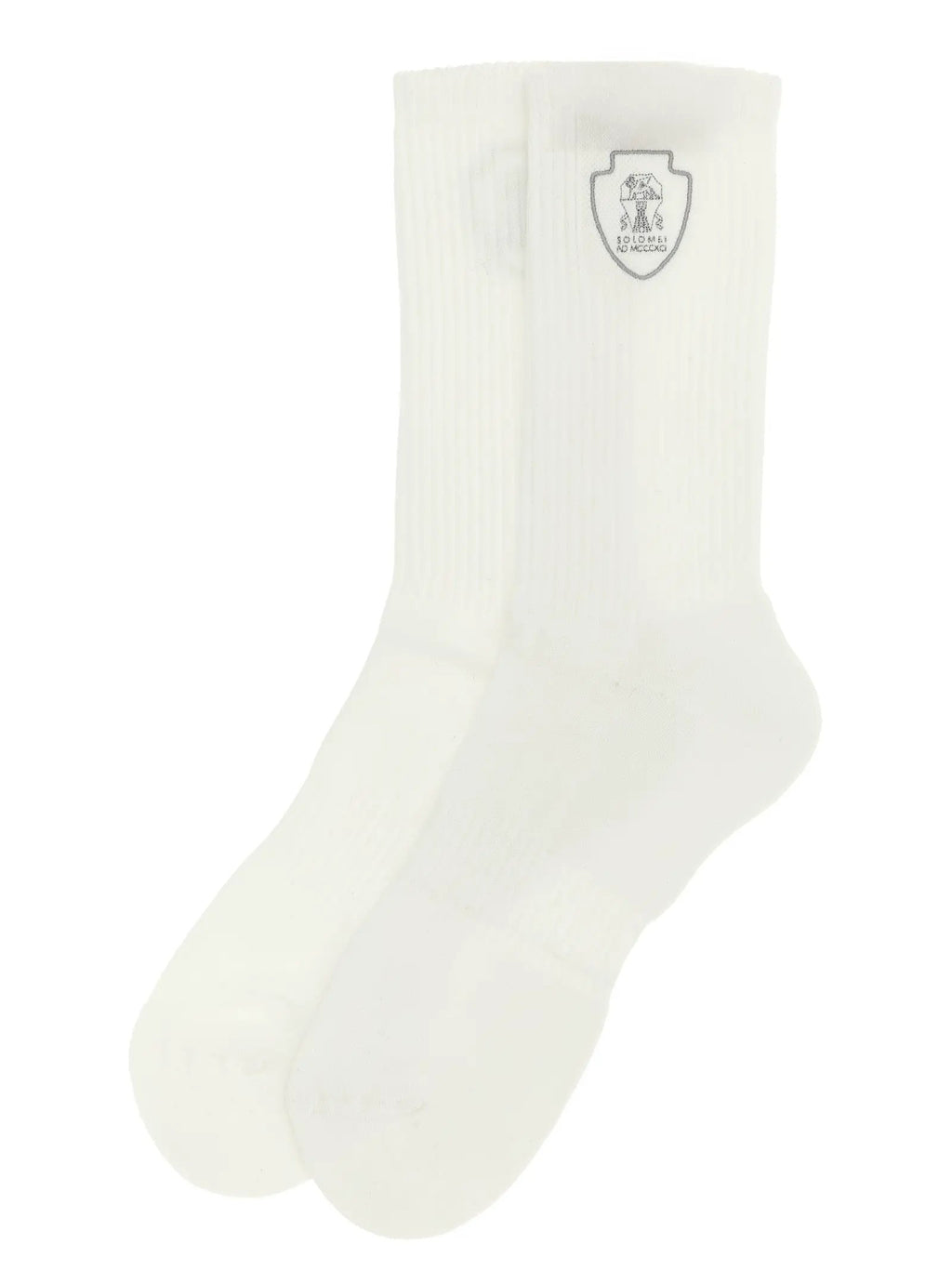 Brunello Cucinelli White Cotton Socks