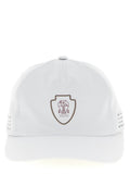 Casquette en nylon blanc Brunello Cucinelli