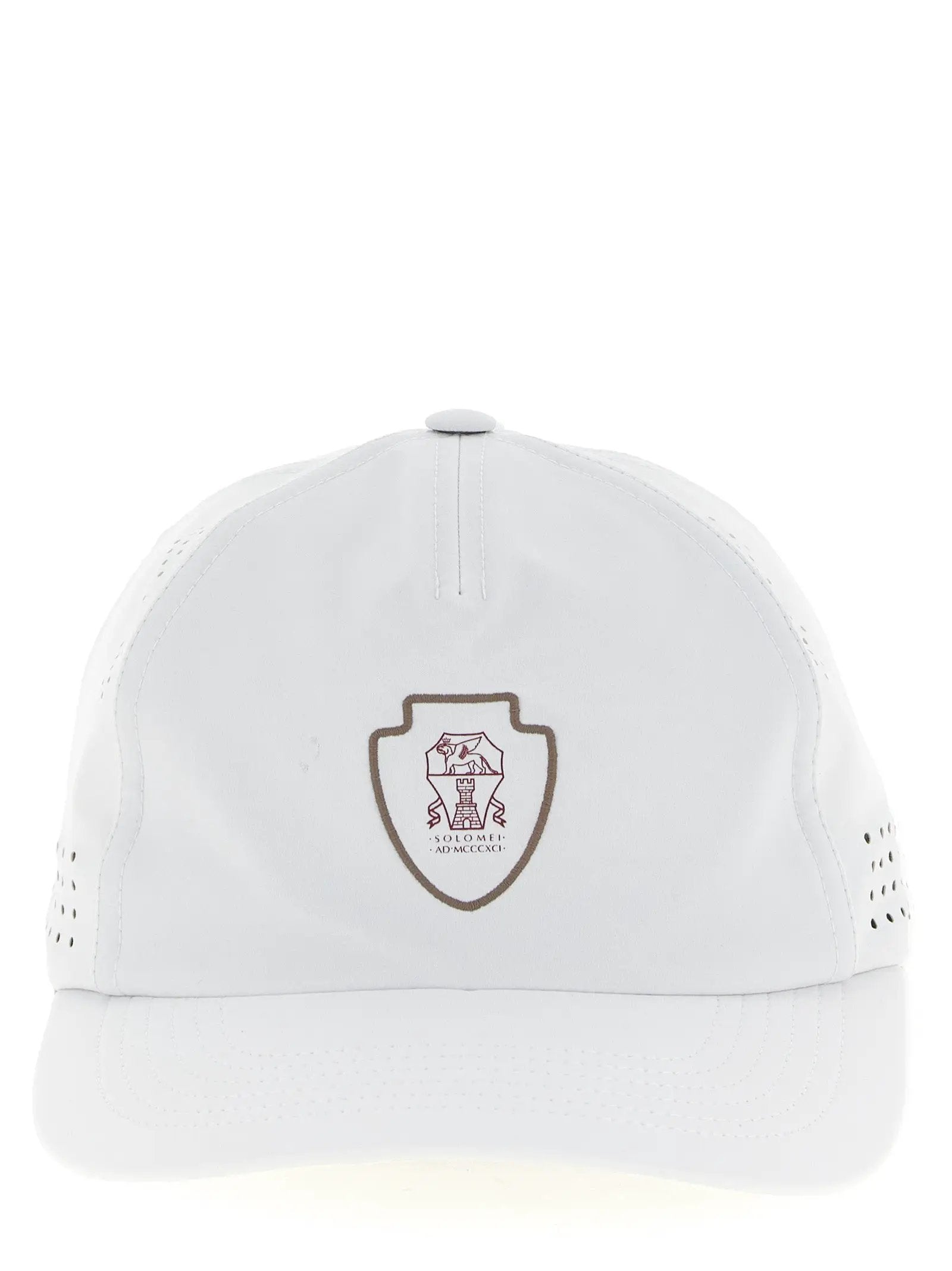 Brunello Cucinelli White Nylon Cap (Baseball Hat)