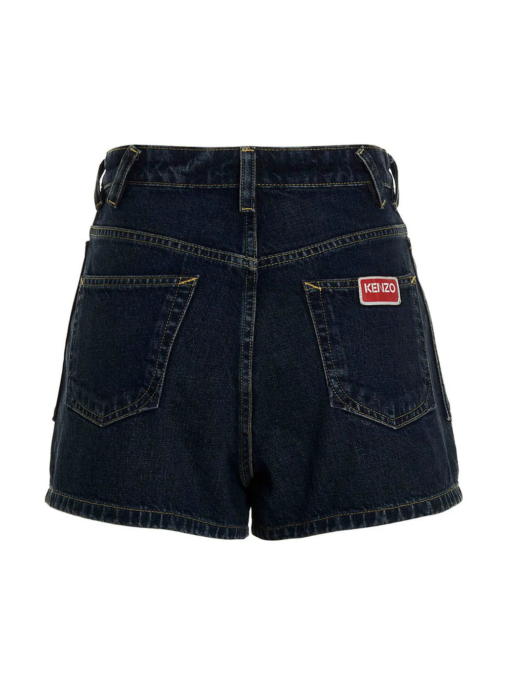 Kenzo Blue Cotton Bermuda Shorts