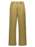 Burberry Beige Cotton Casual Pants