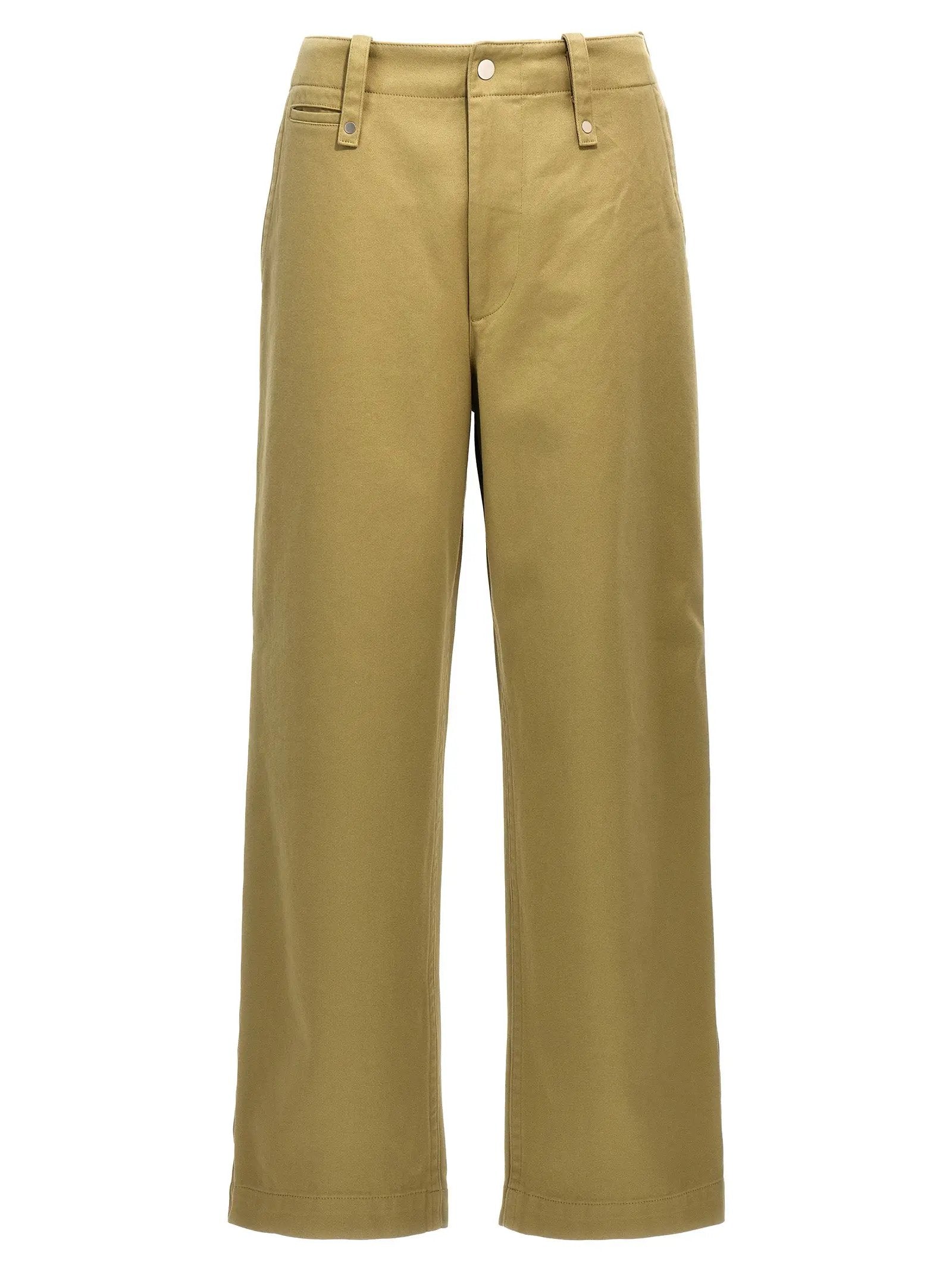 Burberry Beige Cotton Casual Pants