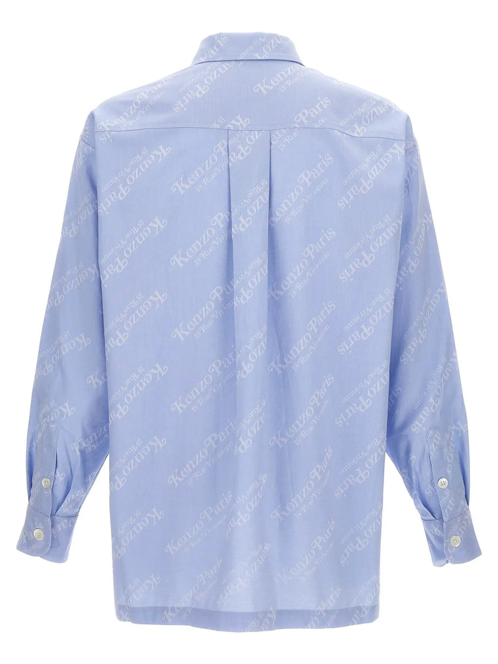 Kenzo Blue Cotton Blouse