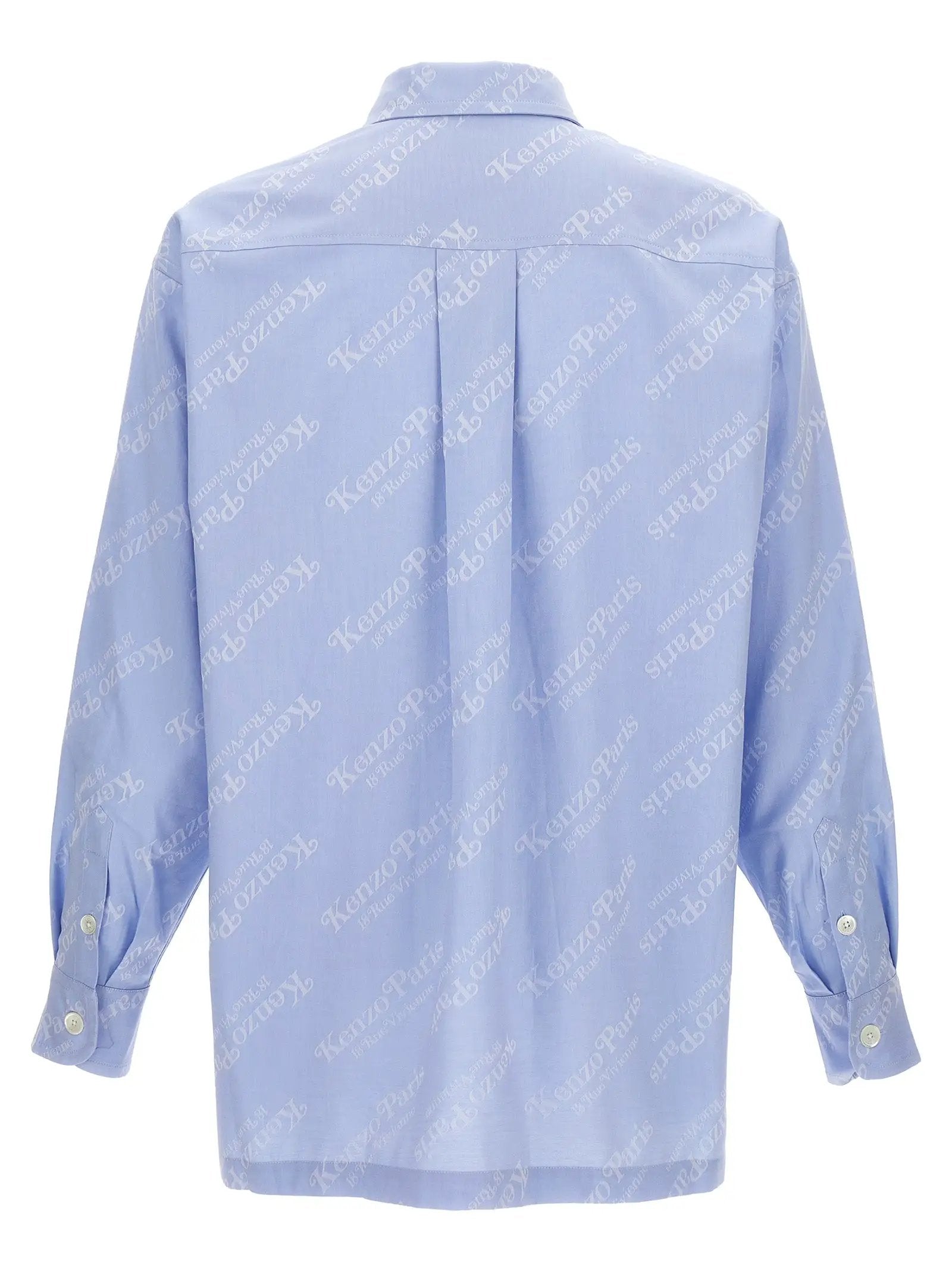Kenzo Blue Cotton Blouse