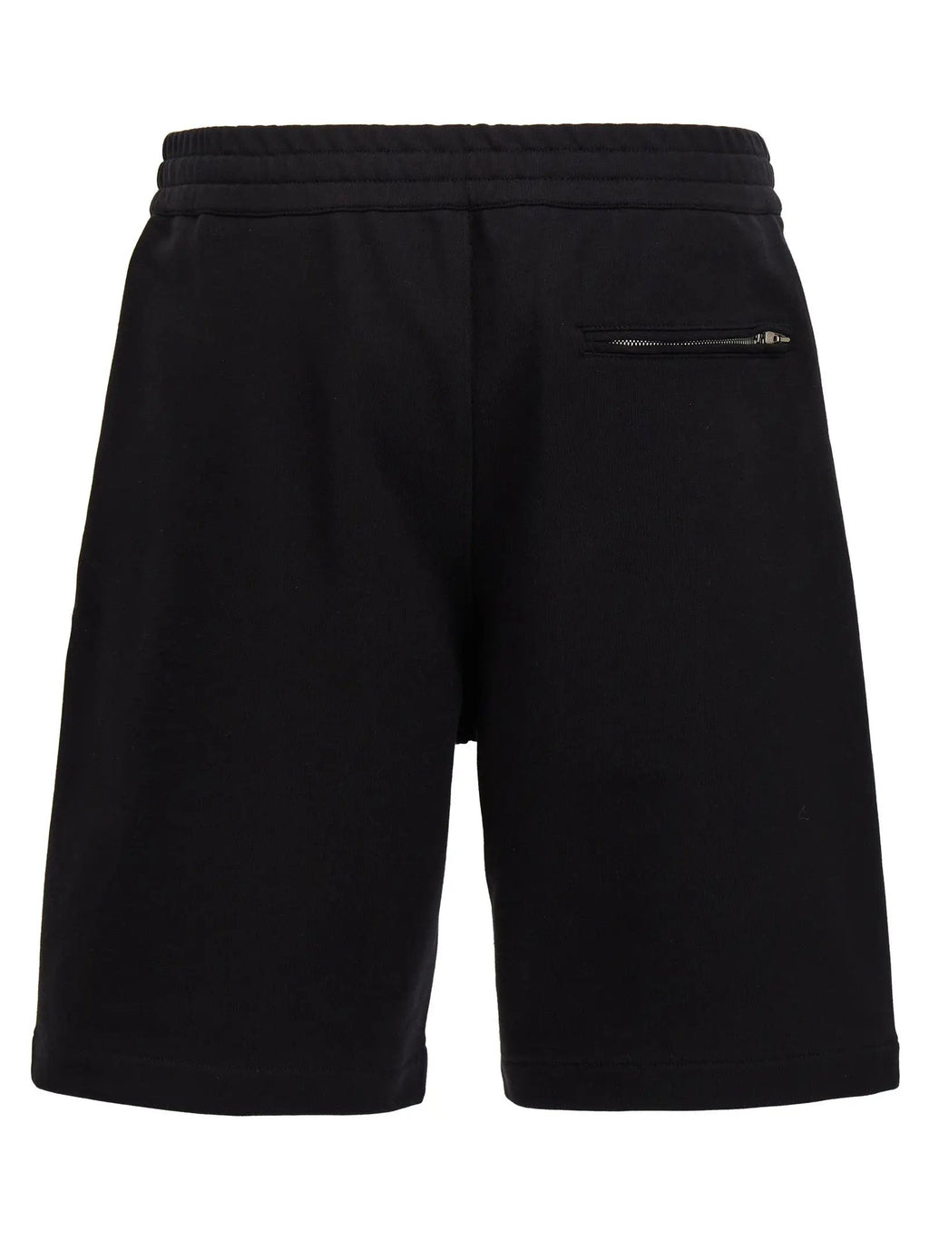 Alexander McQueen Black Cotton Bermuda Shorts