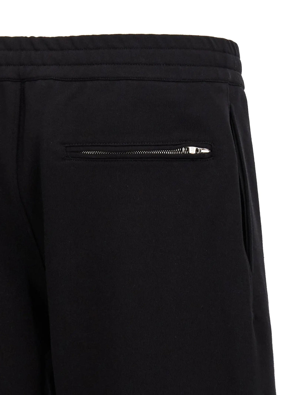 Alexander McQueen Black Cotton Bermuda Shorts