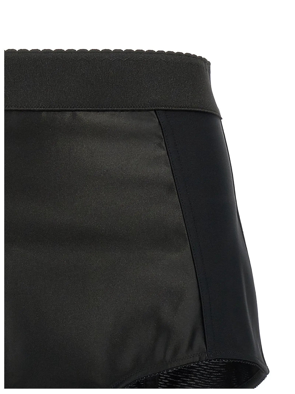 Short Bermuda en Polyamide Noir Dolce & Gabbana