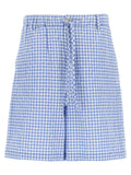 Marni Blue Polyamide Bermuda Shorts