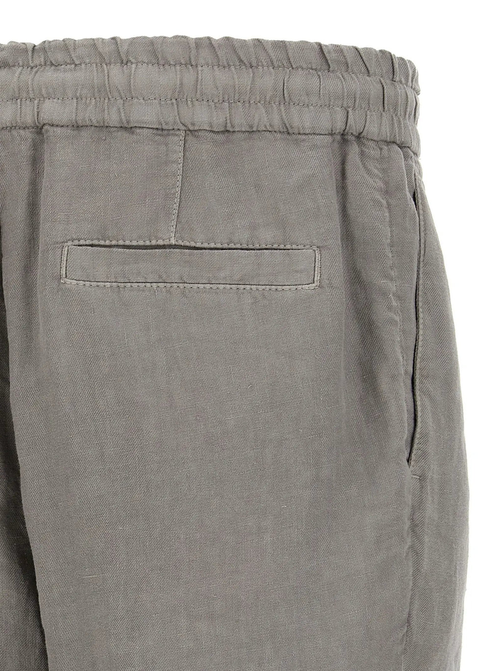 Brunello Cucinelli Gray Linen Bermuda Shorts