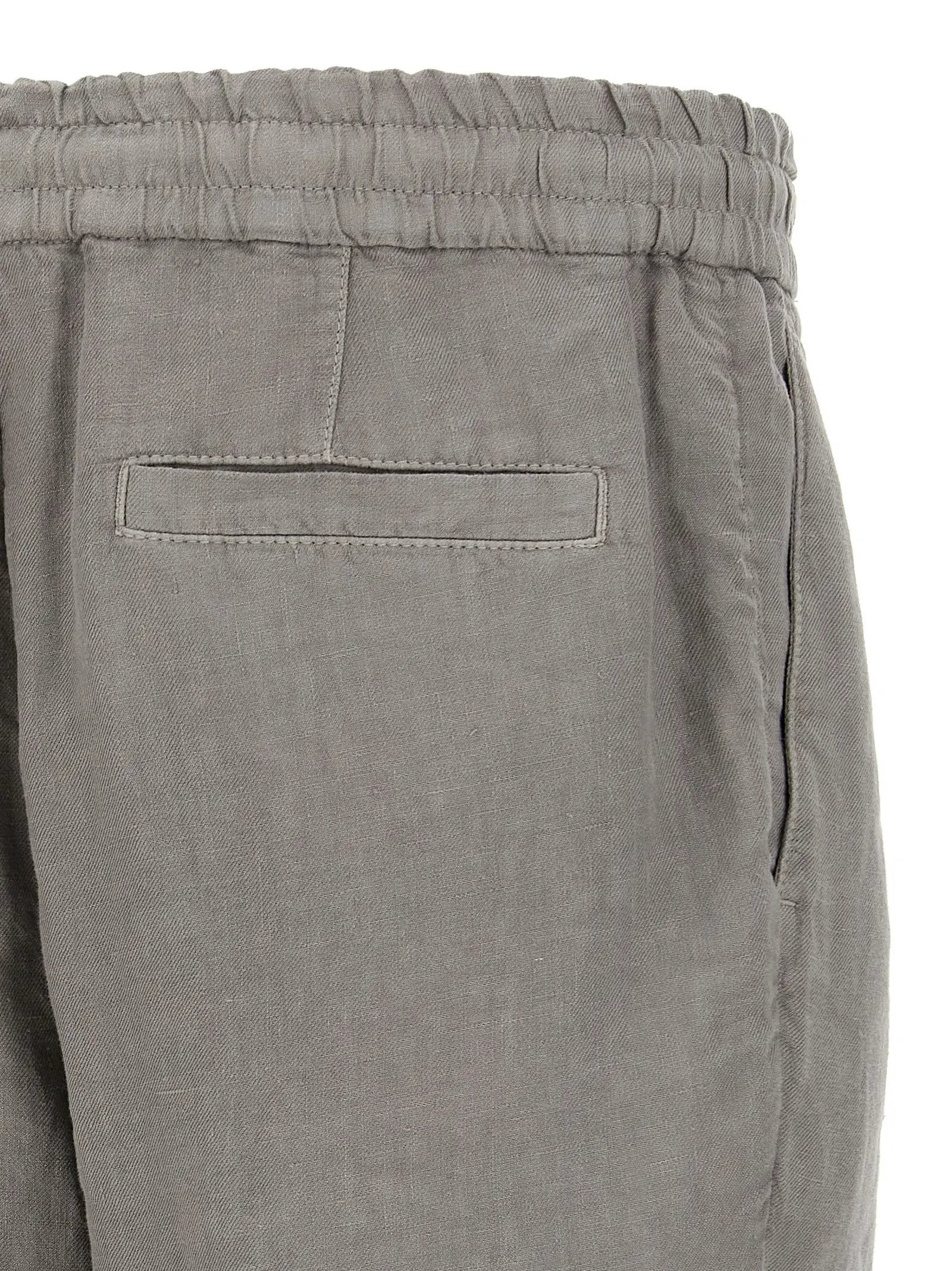 Brunello Cucinelli Gray Linen Bermuda Shorts