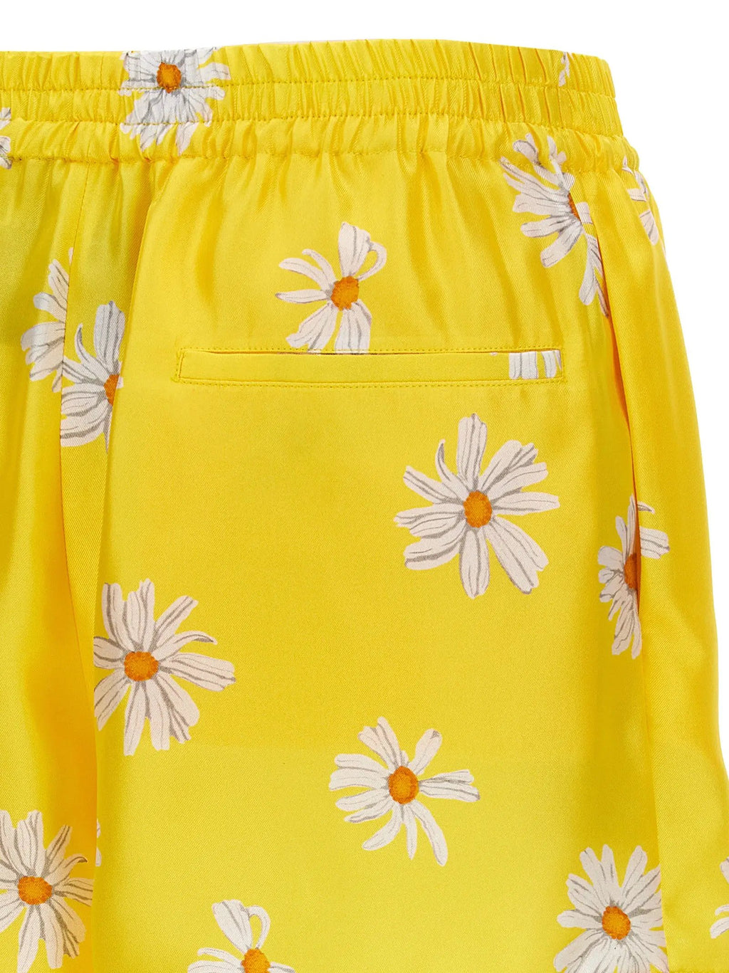 Moschino Bicolor Silk Bermuda Shorts