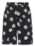 Moschino Black Cotton Bermuda Shorts