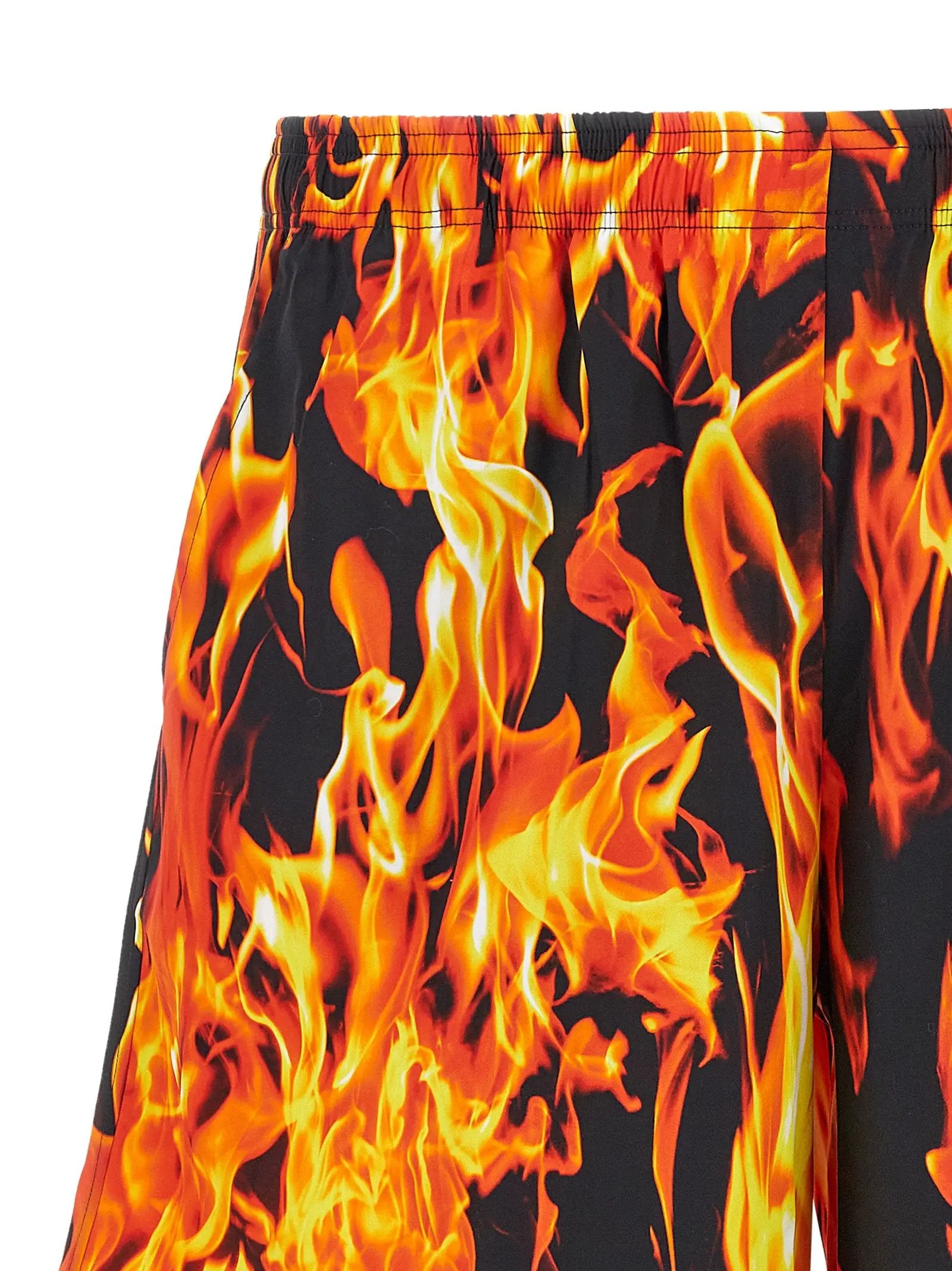 Vetements Multicolor Cotton Bermuda Shorts