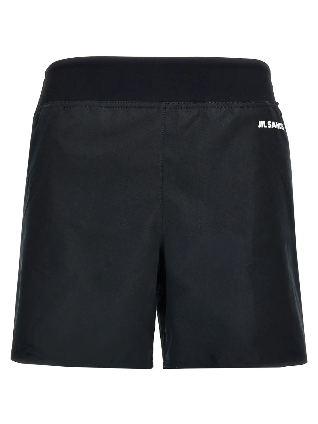 Jil Sander Black Polyester Bermuda Shorts