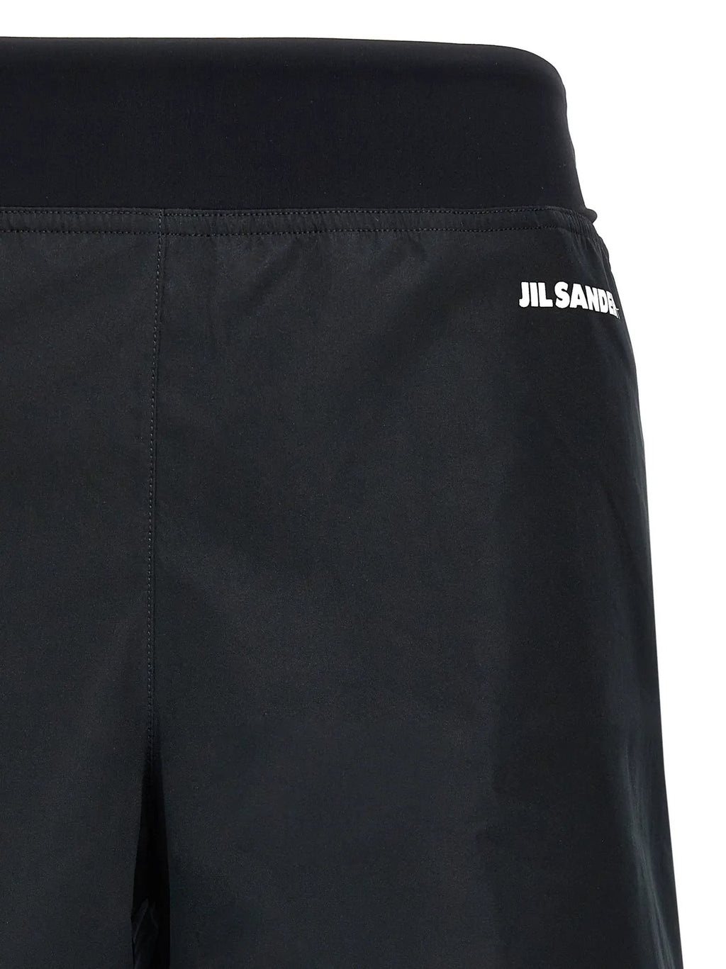 Jil Sander Black Polyester Bermuda Shorts